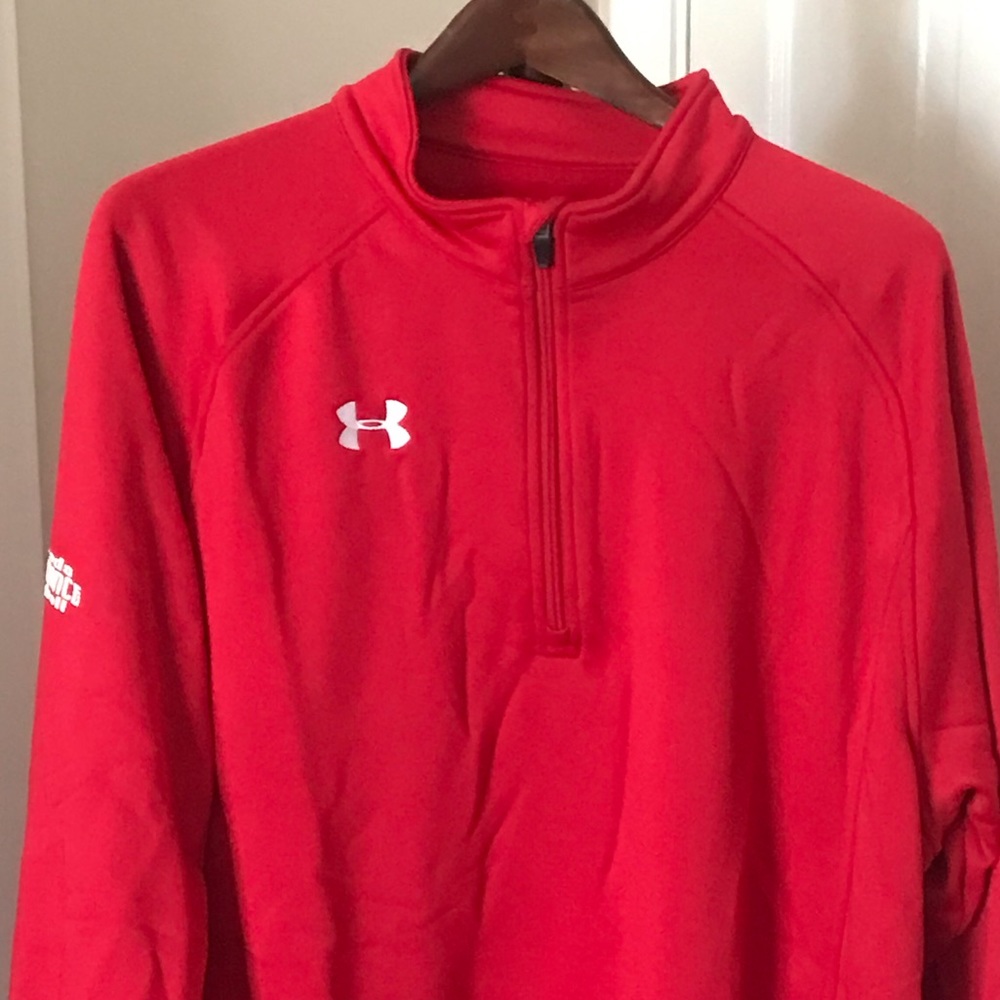 Under Armour allseason gear 1/4 Zip pullover Red XXL